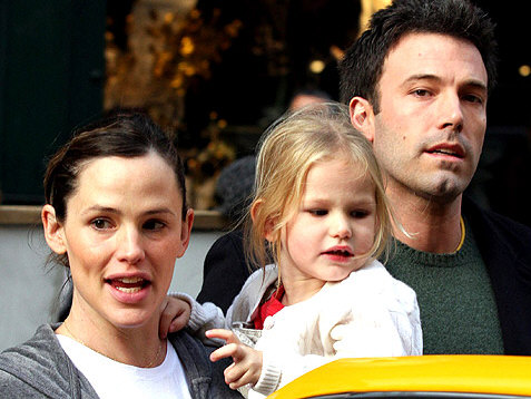 Jenn,Violet a Ben Affleckovi