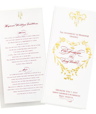 Svatební oznámení Evy Longoria Parker a Tonyho Parkera